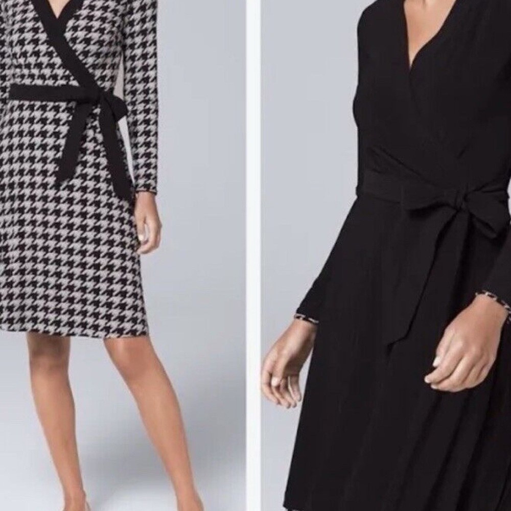 Reversible Faux Wrap Dress